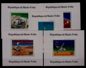 Burkina Faso 398-400/C238-39 MNH s/s Space