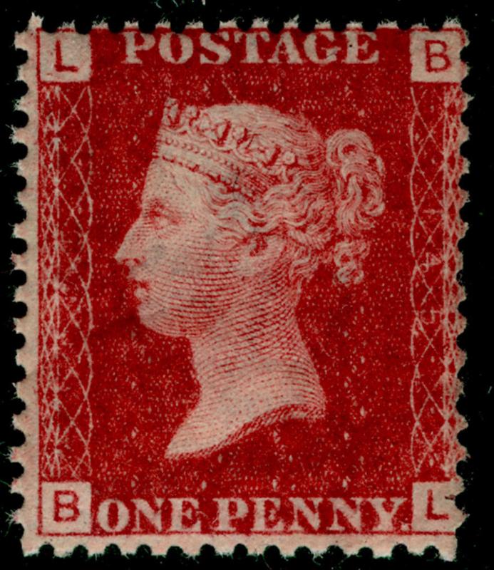 SG43, 1d rose-red PLATE 145, NH MINT. Cat £45+ BL