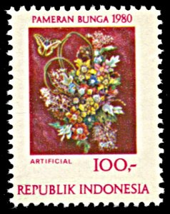Indonesia 1080b, MNH, Flower Festival