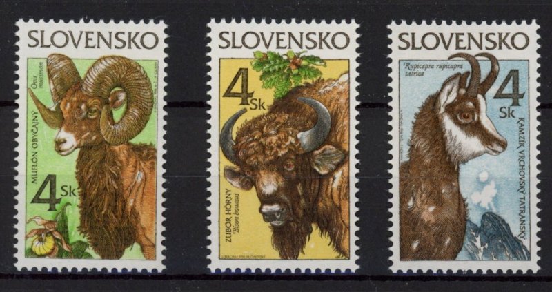 [Hip1283] : Slovakia Animals Good set very fine MNH stamps