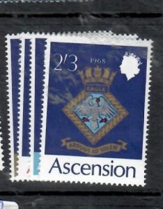 ASCENSION QEII    SG 121-124   MNH        P0326H