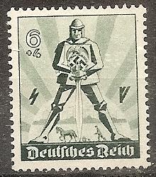 Germany B171 Mint OG 1940 Armed Warrior