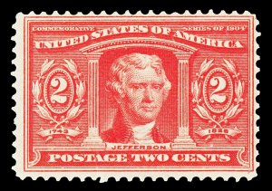 Scott 324 2c Louisiana Purchase Issue Unused Fine No Gum Cat $22.50