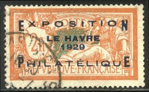 FRANCE #246 Used - 1929 2fr Le Havre Expo Ovpt