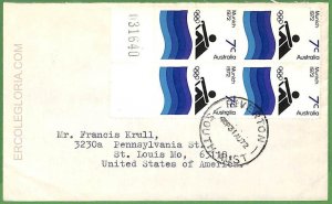 af3698 - AUSTRALIA - POSTAL HISTORY - COVER - Olympic Games ROWING Canoes - 1972