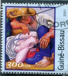 Guinea-Bissau 2001 PICASSO Paintings Stamp fine used Perforated VF