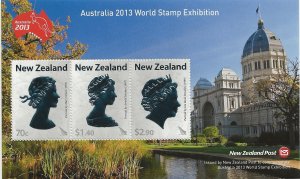 New Zealand 2466b 2013 s/s  vf  mint nh