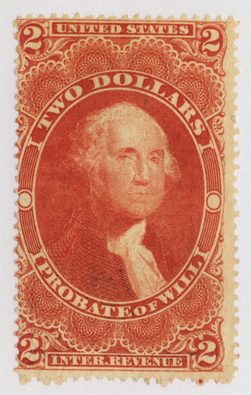 B94 U.S. Revenue Scott R83c $2 Probate of Will embossed cancel SCV=$90