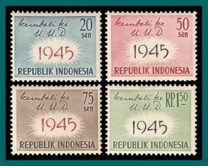 Indonesia 1959 Constitution, MNH  #479-482,SG810-SG813