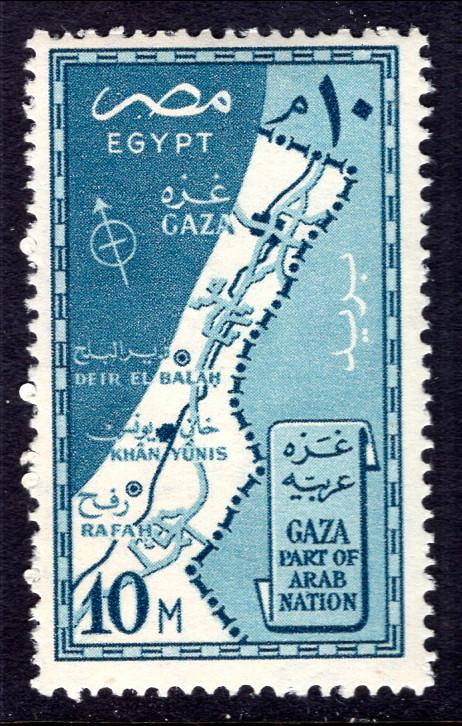 Egypt 394 Map MNH VF