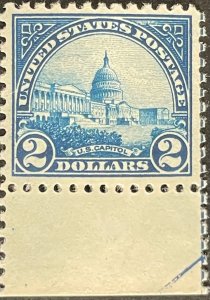 US #572 $2 U.S. Capitol XF MNH