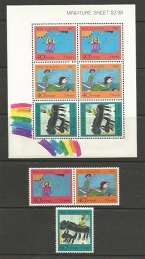 New Zealand MNH sc# B127-9a Health