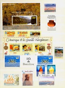 New Caledonia Collection MNH CV$13310.00 Imperforate 1950-1997 In Two Stockbooks