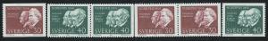 Sweden  Scott  710-713  MNH