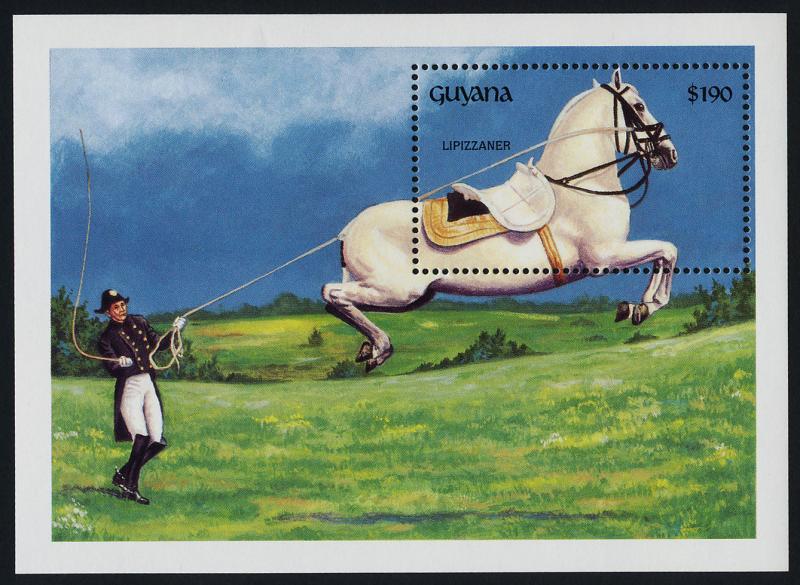 Guyana 2580 MNH Lipizzaner Horse