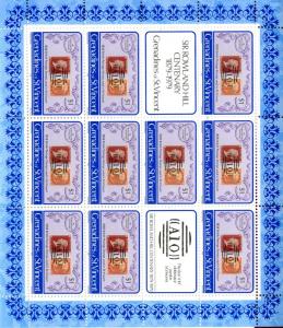 St Vincent 173-5 MNH SCV $15.00 Sheets of 10