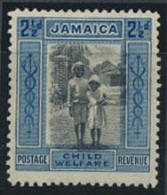 Jamaica SG 107c SC# B2 Mint Hinge  child welface 1923 see details