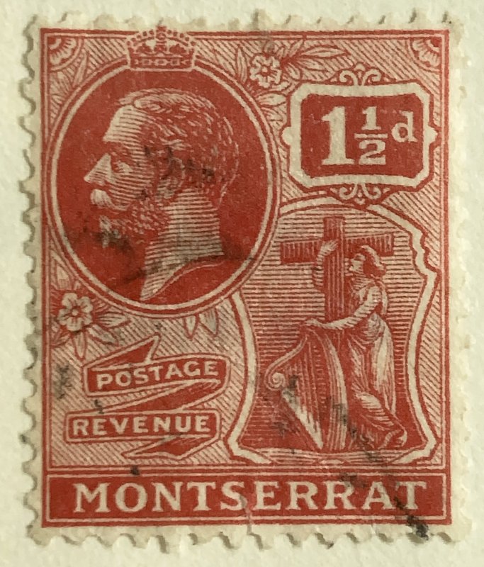 AlexStamps MONTSERRAT #59 XF Used 