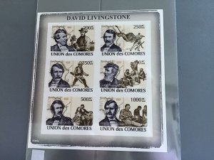 Comoro Islands 2008 David Livingstone  mint never hinged  stamps sheet R24117