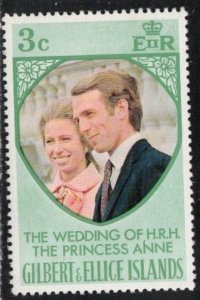 GILBERT &ELLICE ISLANDS Scott # 216 MH - Princess Anne Royal Wedding