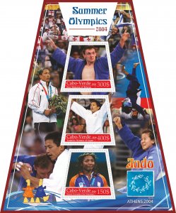 Stamps. Olympic Games 2004 year, Judo 1+1 sheets  perforated NEW