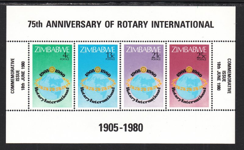 Zimbabwe 432a Souvenir Sheet MNH VF