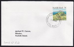 NORFOLK IS 1990 local cover : 5c rate .....................................A7954