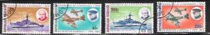 Togo #892-93, C240-41 Ships, Planes, Sir Winston Churchill