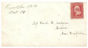 USA 1861 Scott 65 on Cover with letter Buy it now Only $20.00