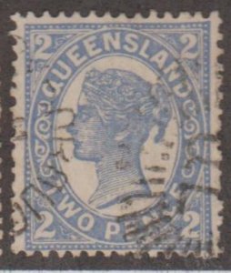 Queensland - Australia Scott #114 Stamp - Used Single