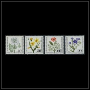 West Berlin - 1980 - Mi. 629-32 (Flowers) - MNH - BV087