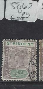 ST VINCENT (P2203B)  QV  1/2D  SG 67   VFU