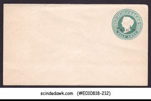 ZANZIBAR - INDIA QV HALF ANNA ENVELOPE OVPT