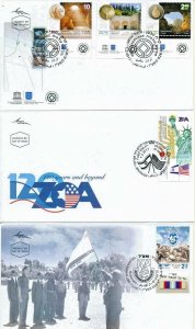 ISRAEL 2017 COMPLETE YEAR FDC SET ALL STAMPS ISSUED + S/SHEETS MNH SEE 9 SCANS 