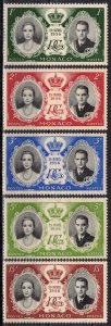 Monaco - Scott 366-370 MNH