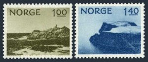 Norway 631-632, MNH. Michel 679-680. Lindesnes, North Cape, 1974.