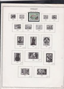 hungary issues of 1968 portrait paintings etc stamps page ref 18310