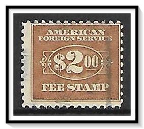 US #RK35 Consular Service Fee Used