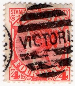 (I.B) Australia - Victoria Revenue : Stamp Duty 4d (postal)