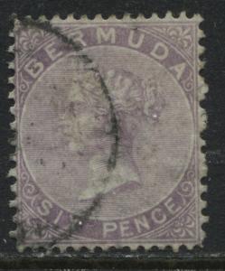 Bermuda QV 1903 6d lilac used