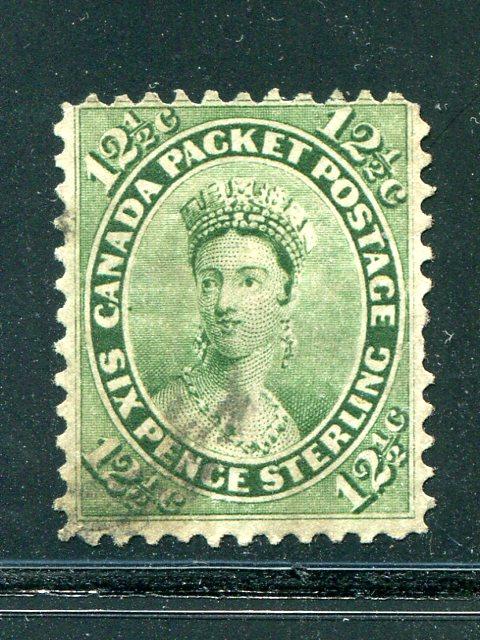 Canada #18   Used  VF -   Lakeshore Philatelics