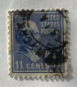 USA 1938 Scott 816  used - 11c, James Knox Polk