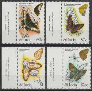 ST LUCIA 1991 SG 10656/8 MNH Cat £11