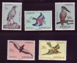 Angola 333-337 Mint, hinged short set