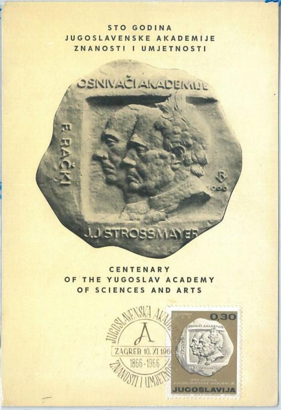 68927 - YUGOSLAVIA -  MAXIMUM CARD   -  HISTORY Politics 1966
