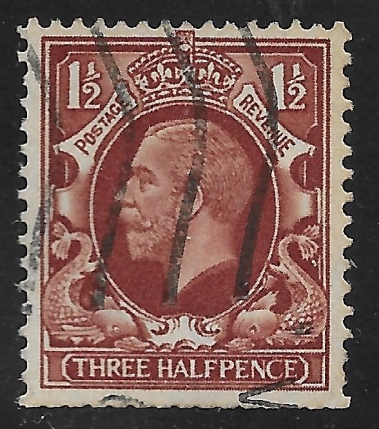 Great Britain #212 1 1/2p King George V