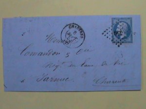 FRANCE STAMP FDC-1862 SC#4d -159 YEARS OLD STAMP -PRESIDENT LOUIS NAPOLEON