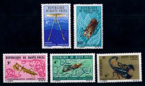 [65616] Burkina Faso Upper Volta 1966 Insects  MLH
