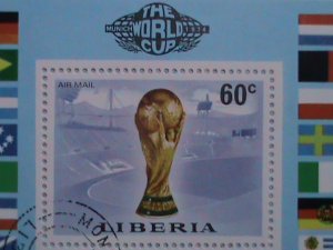 1974, LIBERIA THE WORLD CUP SOUVENIR SHEET