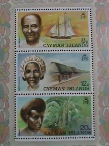 ​CAYMAN ISLANDS-1974-SC#351a- FAMOUS PERSONS MNH S/S-VERY FINE VERY FINE